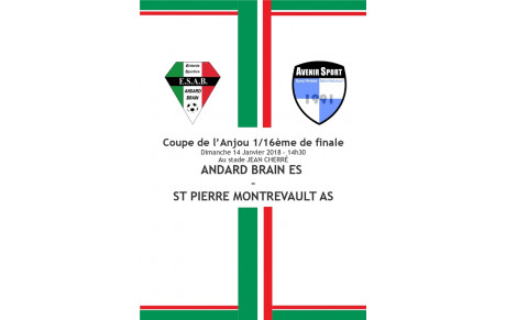 1/16ème de Finale de la Coupe de l'Anjou