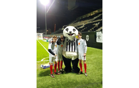 Nos U17 au stade Raymond Kopa 