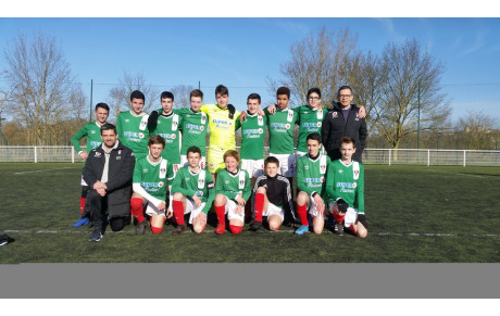 U15 : Élimination Coupe de l'Anjou