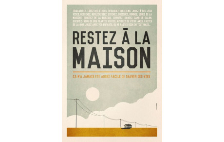 RESTEZ A LA MAISON !